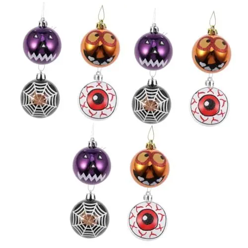 Produktbild: Garneck 36 STK Halloween-Requisite Halloween atmosphäre Halloween Dekoration Outdoor- Halloween-Deko-Requisite Ornament Kugel hängt Halloween-Ball- draussen schmücken Spielereien