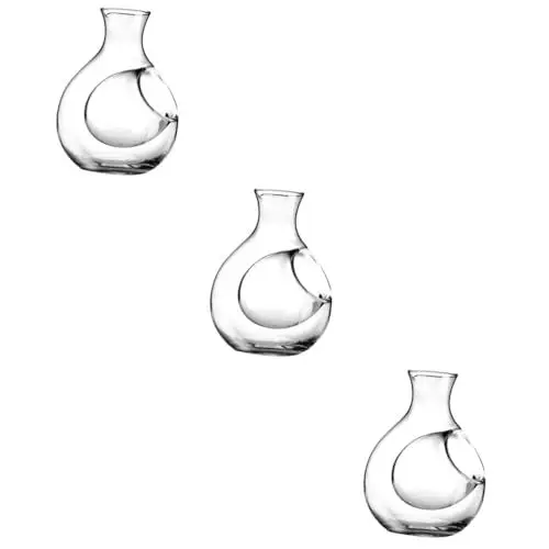 Produktbild: Garneck 3St Eiswein Dekanter Weinbelüfter Dekanter trinken Weingläser aus Glas weineinschenker wine set Whiskey bierkühler Dekanter aus Glas Weinflasche Getränke Karaffe Krug Weinglas