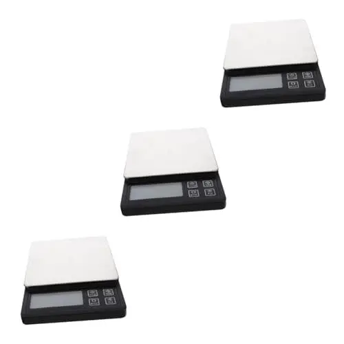 Produktbild: Garneck 3 Sätze Elektronische Waage Tragbare Backwaage Lebensmittel Küchenwaage Tragbare Lebensmittelwaage Küchenwaage Digitales Gewicht Desktop-backwaage Elektronische Küchenwaage Abs