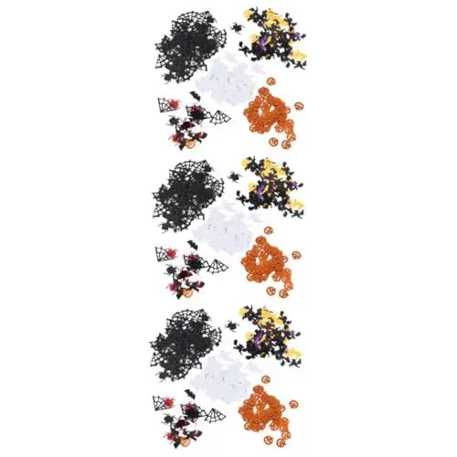 Produktbild: Garneck 3 Sätze Halloween-party-konfetti Halloween-tischkonfetti Halloween-kürbis-konfetti Zauberer Konfetti Party Konfetti Kürbis-dekor Konfetti Auf Den Tisch Streuen Plastik