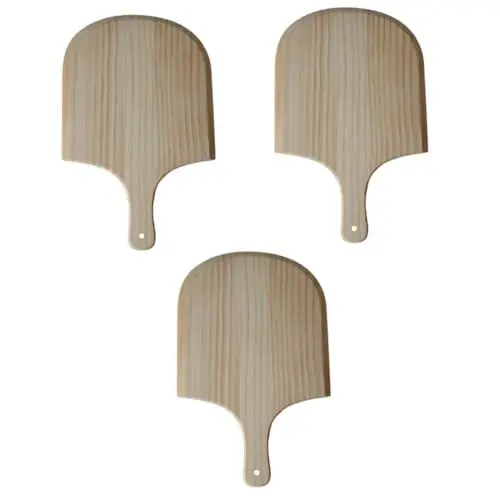 Produktbild: Garneck 3 Stück 14 Pizzapfanne Pizzaschaber Pizza-Wendeschale Pizza-Werkzeug Backen schälen Pizzaheber pizza backblech pizzabackbleche Pizza Backstein Pizzaschaufel Pizza schälen Hölzern