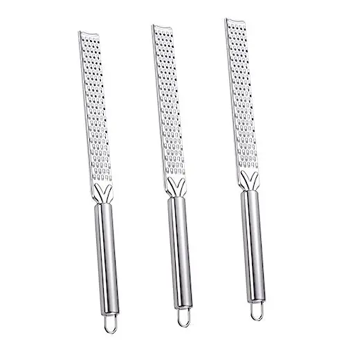 Produktbild: Garneck 3-teiliges Set Mit Handkurbel Käsereibe Metallreibe Ohne Griff Vielseitig Einsetzbar Für Obst Und Gemüse