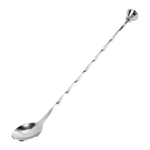 Produktbild: Garneck 3 Stück Rührlöffel Durchsichtige Bh Träger Cocktailstab Saftstäbchen Edelstahl Cocktailrührer Honiglöffel Rührlöffel Für Kaffeelöffel Rührer Getränke Wiederverwendbar