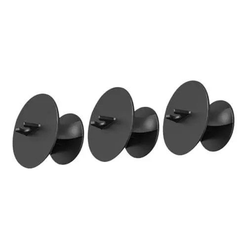 Produktbild: Garneck 3st Kabelorganisator Für Küchengeräte Kabelmanagement Kabelhalter Kabelwickler Für Die Küche Küchendrahtgestell Kabelorganisatoren Gerätekabel-Organizer-Halter Plastik Black