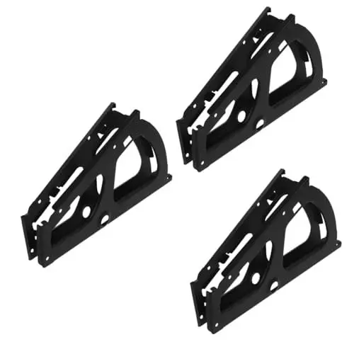 Produktbild: Garneck 3st Kipprahmen Für Schuhschränke Schuhschrank-flip-Halterung Schuhregal Schuhschubladenscharnier Schuhschrank Flips Racks Austausch Von Schranktüren Kaltgewalzter Stahl Black