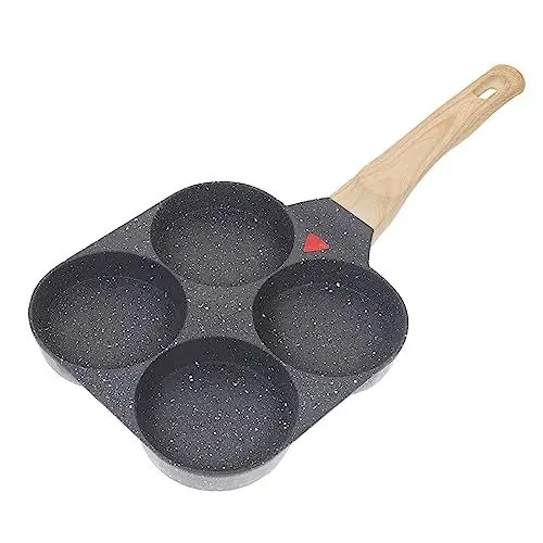 Produktbild: Garneck Bratpfanne Antihaft-abschnitt Pfanne 4 Löcher Mini-topf Für Und Pfannkuchen Kochen