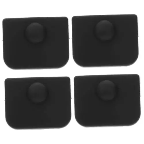 Produktbild: Garneck 4 Stück Fritteuse Korb Schutzhülle Air Fryer Pan Air Fryer Bumper Air Fryer Basket Air Fryer Stopper Air Fryer Ersatzteile Air Fryer Tray Air Fryer Einsatz Abs Schwarz