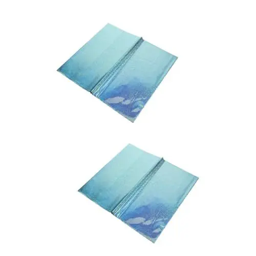 Produktbild: Garneck 4 Stück Glänzende Aluminium Tischdecke Für Kinder Faltbarer Picknicktisch Bling Tischdecke Party Tischdecke Holografische Folie Dekorative Tischdecke Rechteckige Tischdecke