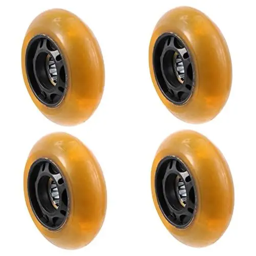 Produktbild: Garneck 4 Stück Indoor-rollschuhräder Rollen Für Rollschuhe Inline-skate-räder Skateboard-räder Kind Gummirad Flash-rad