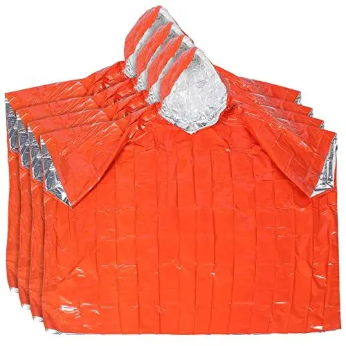 Produktbild: Garneck Ponchos Für Erwachsene Notfall-Regenmantel Überlebensausrüstung Für Den Außenbereich Mit Faltbarem Design