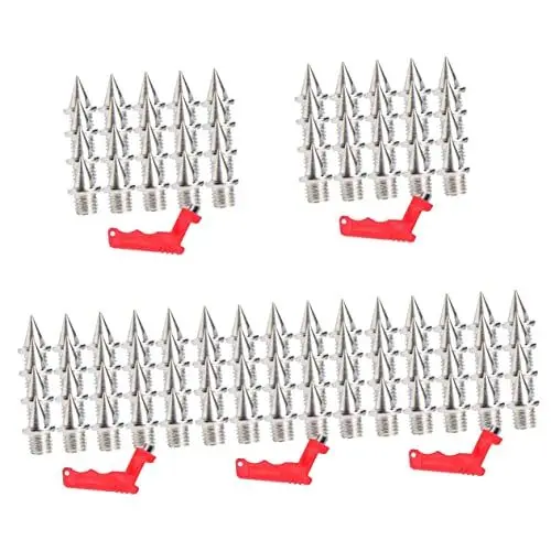 Produktbild: Garneck 5 Sätze Schuhspikes Schuhe Mit Schraubenschlüssel Spikes Leichtathletikschuhe Spikes Schuhe Spikes Mit Nagelzieher Damen Laufschuhe The Cross Hard Steel Damenbedarf
