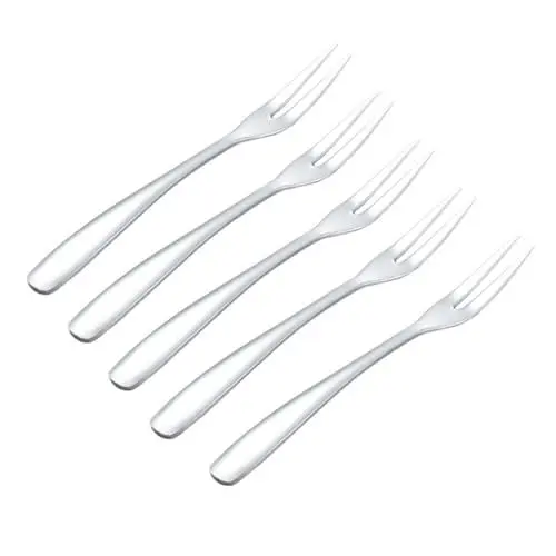 Produktbild: Garneck Obstgabel Kuchengabel Für Jungen Und Mädchen 5er-pack Edelstahlgabeln Verdickte Spitzen Für Das Mittagessen