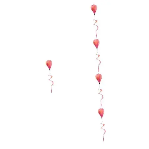 Produktbild: Garneck 5 Stück Hängende Heißluftballon Spirale Windmühlen Luftballons Für Kinder Windspiele Glockenspiele Regenbogen Deckenwirbel Ballon Anhänger Regenbogen Windsack Dekorative