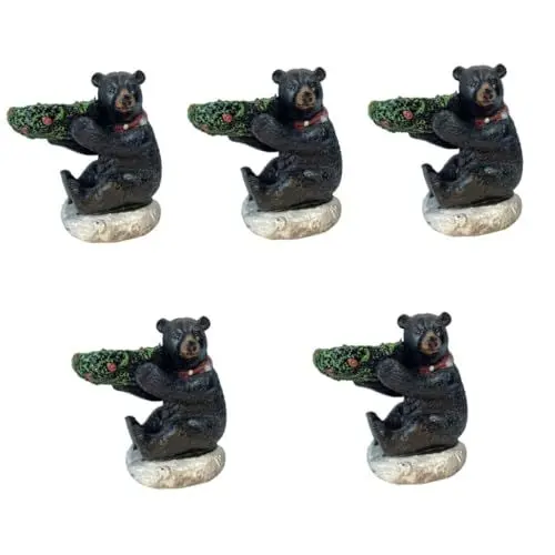 Produktbild: Garneck 5st Kerzenhalter-Ornament Votiv-teelichthalter Esstisch Dekor Kerzenhalter Als Mittelstück Osterkerzenhalter Teelichthalter Zur Hochzeit Schwarze Kerzen Alte Kerze Harz Black