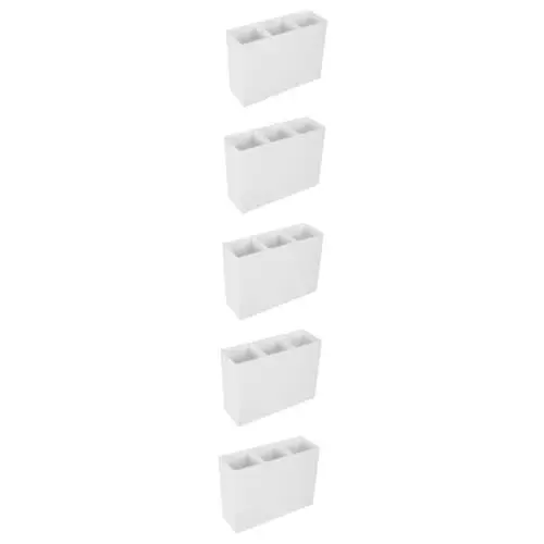 Produktbild: Garneck 5st Regenschirm-aufbewahrungsregal Schirm Eimer Schirmständer Schirm Wandhalter Regenschirm-wand-organizer Schirmhalter Für Den Flur An Der Wand Schirmbehälter Weiß P.s