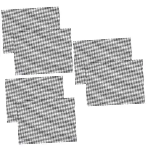 Produktbild: Garneck 6 Stk Grill Netz Matte Grillmatten Aus Mesh Grillnetz Grillpads Für Den Außenbereich Mesh-grillmatten Bbq-grillmatte Barbecue-grillauflage Glasfaser Essensmatte Antihaft
