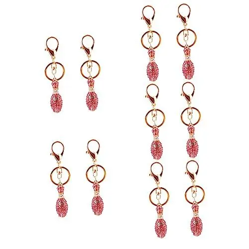 Produktbild: Garneck 6stücke Bowling Schlüsselanhänger Für Damen Glitzernde Für Taschen Rucksäcke Handtaschen Kreatives Für Geburtstage Weihnachten Valentinstag Und Besondere Anlässe