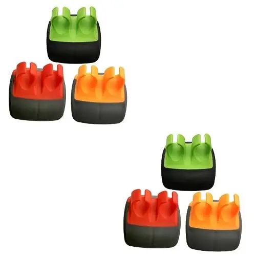 Produktbild: Garneck 6 Stück Finger Melonenreibe Daumen Gemüseschäler Gurkenschäler Gemüsehobel Küchenschälwerkzeuge Heim Obstschäler Mehrzweckwerkzeug Zitronenschäler Obstschälgerät Pfirsich