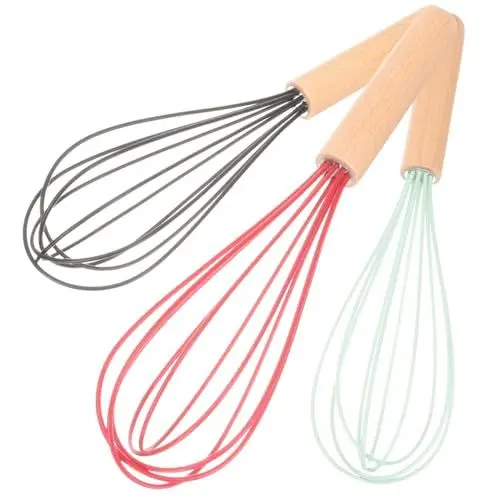 Produktbild: Garneck 6 Stück Küchen Ei Mixer Elektrischer Eier Elektromixer Hand Antihaft Ei Handmixer Elektrischer Manueller Schneebesen Mixer Elektrischer Handheld Backen