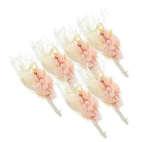 Produktbild: Garneck Getrocknete Blumenstrauß-Set 6 Bündel Gypsophila Getrocknete Blumen für Die Inneneinrichtung Hochzeit Büro