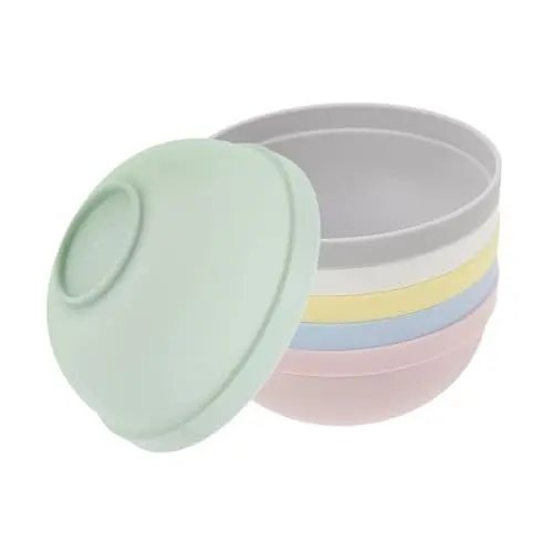 Produktbild: Garneck 6st Salatschüssel Aus Kunststoff Kleine Schüssel Dessertschalen Futternapf Campingschüssel Müslischalen Küchenzubehör Prise Schalen Frühstücksschalen Plastik Wiederverwendbar
