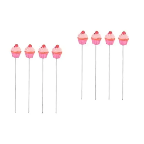 Produktbild: Garneck 8 STK Kuchentester Aus Edelstahl Keks Rührstift Backwerkzeug Kuchentester Für Den Gargrad Cupcakes Cupcake-Tester Kuchen-teststifte Chef Kuchentester Keks-teststift Kuchen Teststab