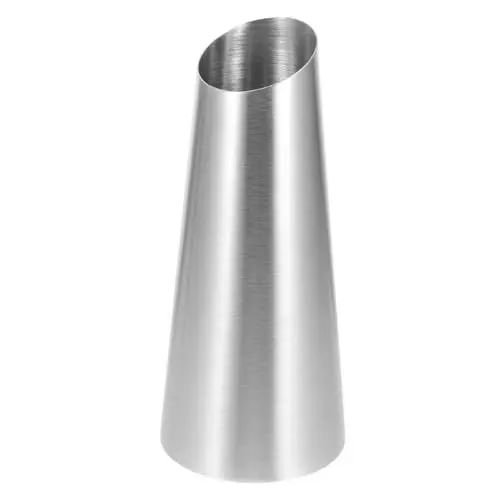 Produktbild: Garneck Edelstahl Blumenvase Zylinder in Silber - Moderne Metallvase Für Tischdekoration - Hochzeit Und Wohnkultur Stilvolle Vase Für Couchtisch Und Esstisch 30 cm Hoch