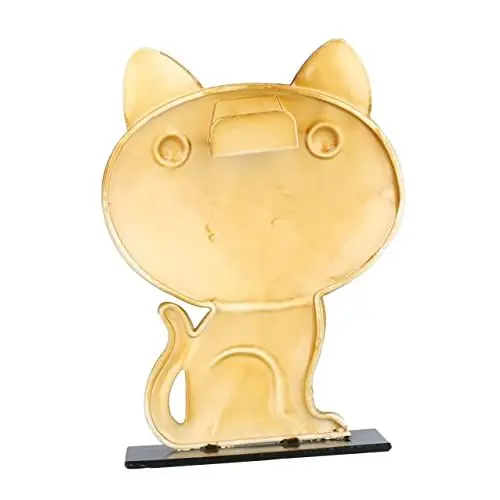 Produktbild: Garneck Eleganter Katzen-brillenhalter Katzenform Eisen-ornament Einzigartige Wohnkultur Praktischer Aufhänger