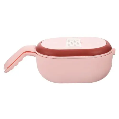 Produktbild: Garneck Gemüseabtropfgestell cutter kantenschleifmaschine Gemüsezerkleinerer Gemüseschneidewerkzeug Gemüseschneider Kartoffelschneider blühender Zwiebelschneider Zwiebelrasierer pp Rosa
