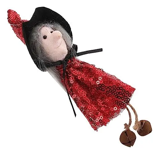 Produktbild: Garneck Hängende Hexenfigur für Halloween Große Deko für Festlichkeiten als Wand und Gartenschmuck Langlebig und Bringt Festliche Zuhause