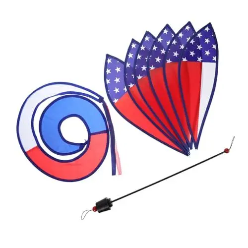 Produktbild: Garneck Windmühlen- Für Draußen Heißluft- Mit Usa-Flagge