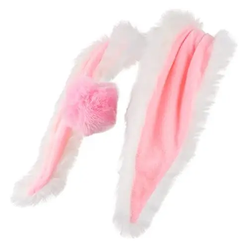 Produktbild: Helm Ohren Hase Plüsch Ohren Rosa Häschen Ohren Dekoration für Motorradhelm Fahrradhelm Skihelm Erwachsene Kinder Ostern Party Festival Zubehör