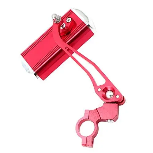 Produktbild: Garneck Hochwertiges Fahrradzubeh?r Aluminiumlegierung Licht Rückspiegel Verstellbarer Spiegel Outdoor-Reitausrüstung (Rot) Handlebar Spiegel