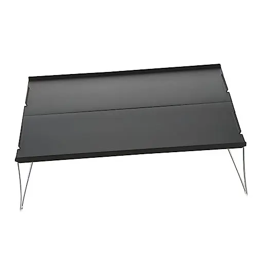 Produktbild: Garneck Tisch Aus Aluminiumlegierung Kompakter Faltbarer Campingtisch Robuster Picknickgrill Im Freien