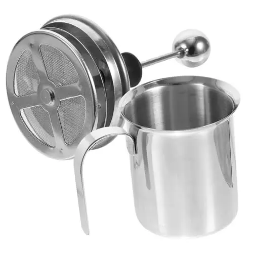 Produktbild: Garneck Milchmacher Milchaufschäumen von Handkaffee Mixer für Whiskey-Getränke Milchaufschäumbecher Handpumpenmilch milchaufschäumer Kaffeeaufschäumer Milchschäumer