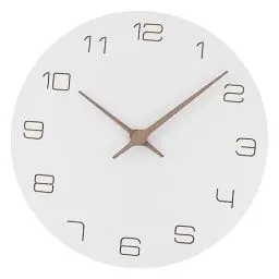 Produktbild: Garneck Moderne Wanduhr Aus Holz Lautlos Kreative Wanddeko Für Wohnzimmer Schlafzimmer Büro Und Küche Elegante Home Clock Mit Feiner Verarbeitung