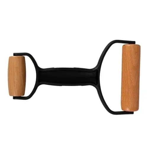 Produktbild: Garneck Gebäck Pizza Holz Roller Küche Rolling Tools Komfortable Grip Roller Pin