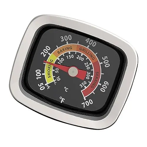 Produktbild: Garneck Ofenthermometer Digitales Thermometer Digitales Fleischthermometer Thermometer Metallthermometer Grilltemperaturfühler Grillthermometer Glas Schwarz