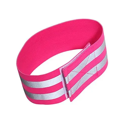 Produktbild: Garneck Reflektierendes Elastisches Band Gut Sichtbares Armband Verstellbar für Den Arm Rosy