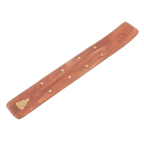 Produktbild: Garneck Räucherbrett Halter Für Duftstäbchen Weihrauchbrennerplatte Räucherkegelhalter Brennerhalter Für Aromatherapie Holz Weihrauch Indisches Lindenholz Räuchergefäß Haushalt