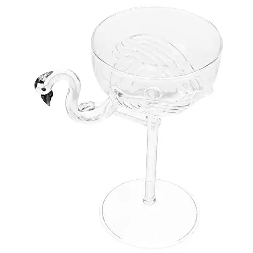Produktbild: Garneck Einzigartiger Dekorativer Weinkelch Im Flamingo-design Cocktail-trinkbecher Für Hochzeiten