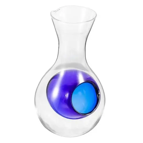 Produktbild: Garneck Sake Flasche Wein Dekanter Wein Kalt Dekanter Glas Brandy Dekanter Weinhalter Eisflasche Glas Dekanter Eistasche Kalter Sake Dekanter Japanischer Stil Dekanter