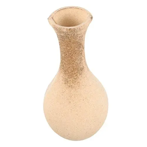 Produktbild: Garneck Holz Blumenvase Home Ornament Handgemachte Vase Hochzeit Party Foto Requisite