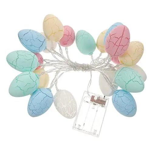 Produktbild: Garneck Schnur Cracked Egg String Lights Ei Lichterkette Schlafzimmer Lichterketten Eier Lichterkette Lichterketten Im Freien Ostern Pastelllichter Osterei-Ornamente Schön Led Kupfer