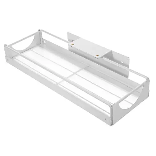 Produktbild: Garneck Schubladenregal Storage Shelves abstellständer Schubladen-Aufbewahrungswagen unter Waschbeckenregalen klar das Kabel Spülbeckenhalter aus Metall Haushalt Rack Weiß