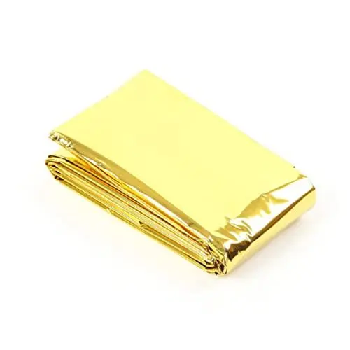 Produktbild: Garneck Sicherheitsdecke Überlebensdecke Outdoor-Decken Foliendecke Aluminiumfolie Raumdeckenzelt Rettungsdecke Folie Thermodecke menschlicher Körper Erste-Hilfe-Decke Sonnenschutzdecke