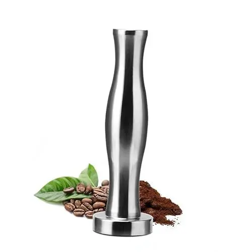 Produktbild: Garneck Tamper Handgefertigtes Espresso-werkzeug Stampfhammer Aus Edelstahl Leicht Zu Greifender Griff für Die Maschine für Kaffeeliebhaber
