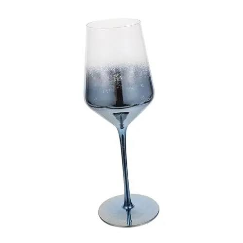 Produktbild: Garneck Sterne Weinglas Dessertgläser Dessertweingläser Retro-Brille Party-Barware-Getränke Kristallflötenkelche blauer Wein glasiger Kelch Weinglas zum Jubiläum Champagnergläser Bankett