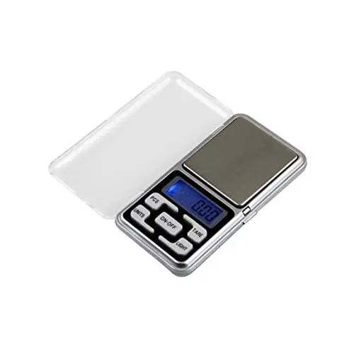Produktbild: Garneck Taschenwaage Schmuckwaage mit hoher Präzision Lebensmittelwaagen digitale Lebensmittelwaage digitale Waage Grammwaage wiegen tragbar Miniwaage 0,01 g Mini-Digitalwaage Silver