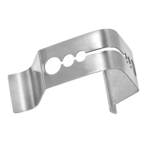 Produktbild: Garneck Thermometer-Clip Fleischgrill-temperaturfühler-Clip Sondenhalterclip Sondenclip Für Fleischthermometer Fleischthermometer-grillclip Ersatz-sondenclip Rostfreier Stahl Silver